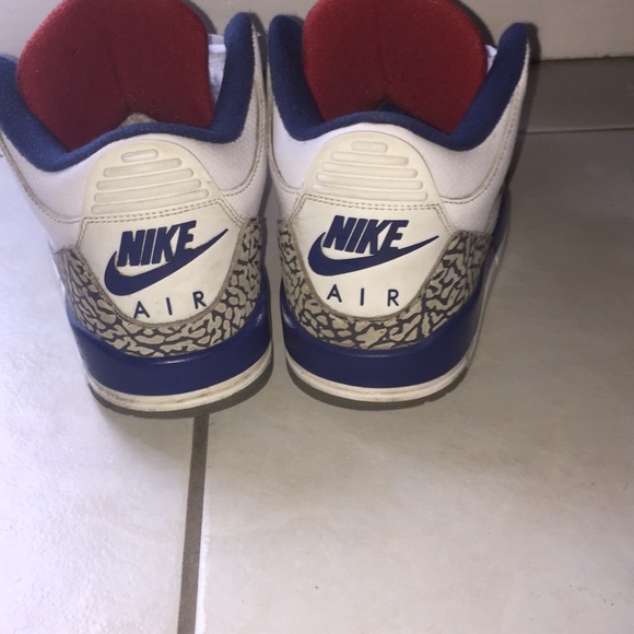 Mens true blue jordan 3s - Picture 3 of 3